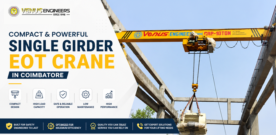 Single Girder EOT Crane in Coimbatore